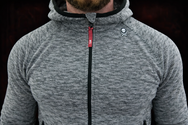 Muay Femur Thai zip up fitted hoody | DeathBlo