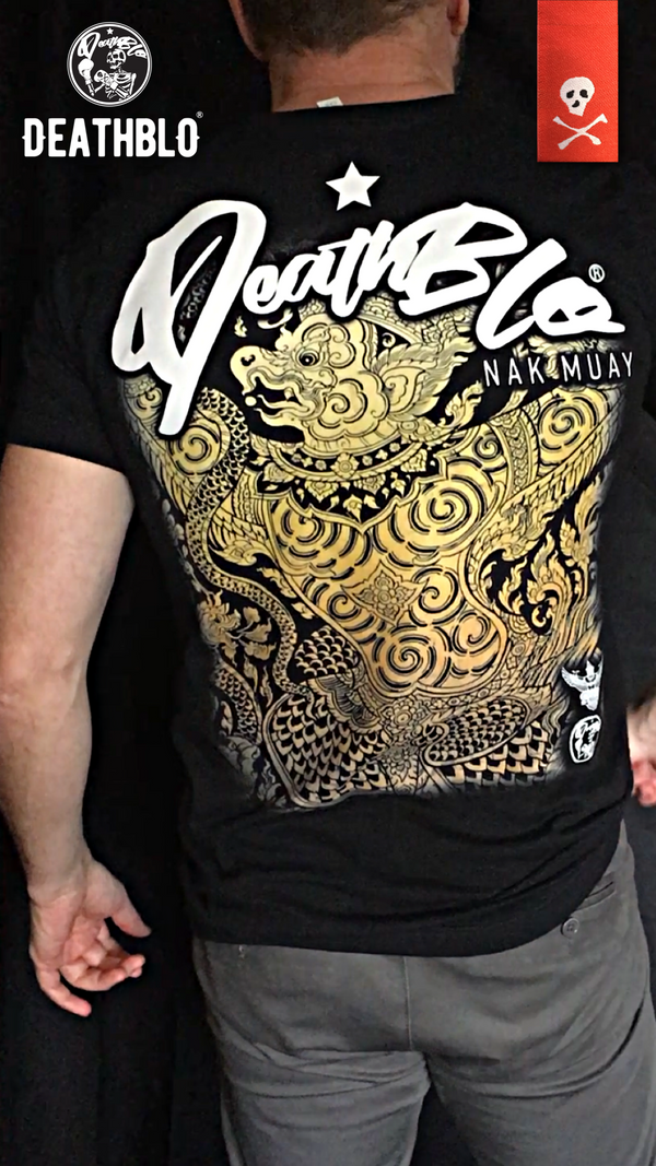 Golden Hanuman T-shirt | DeathBlo
