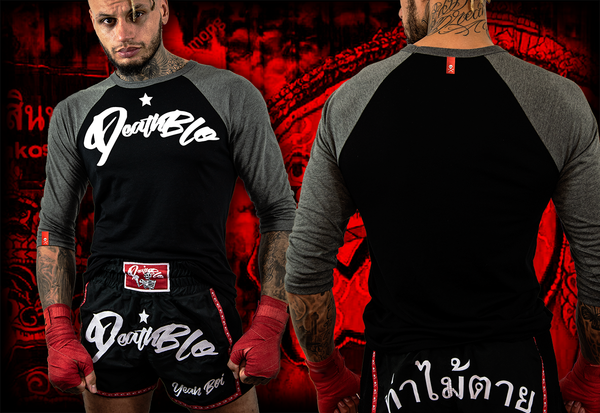 Essential 3/4 sleeve training jersey T shirt | DeathBlo