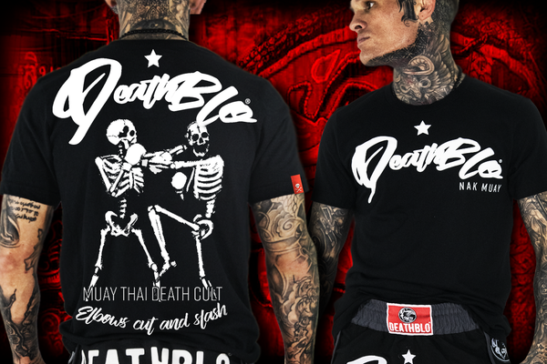 Elbows cut and slash T-shirt | DeathBlo