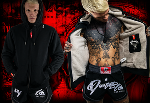 DeathBlo Fleece hoody for muay thai/ nak mauy