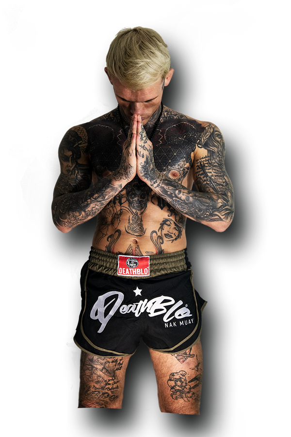 Hybrid sports/muay thai fighter shorts/unisex/DeathBlo