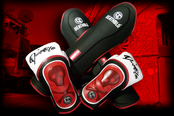 Hammer and Black Death combo/ Gloves and Shin Guards