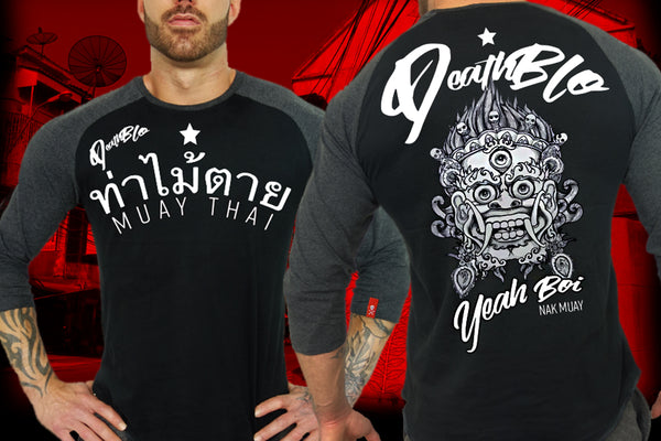 Hanuman mens baseball T-shirt | DeathBlo