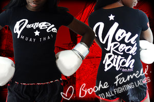 Muay Thai t shirts by Deathblo | You Rock Bitch!!