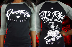 Muay Thai t shirts by Deathblo | ladies baseball tee