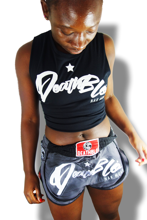 Hybrid sports/muay thai fighter shorts/unisex/DeathBlo
