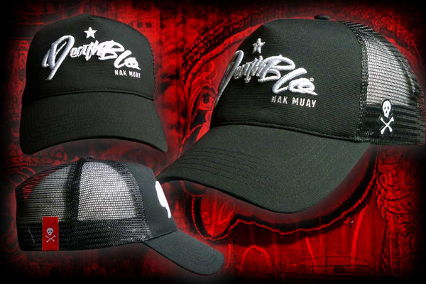 Midnight Nakmuay Trucker baseball cap | DeathBlo