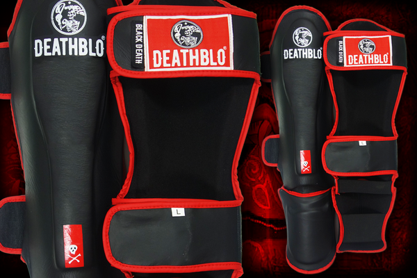 Black Death combo/ Gloves and Shin Guards